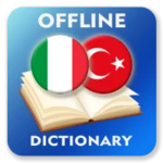 italian-turkish dictionary android application logo